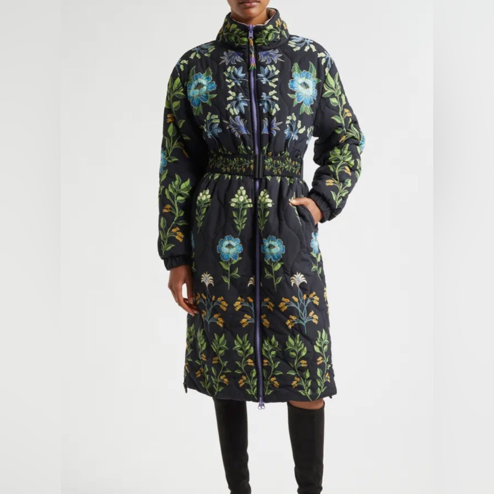 FARM Rio Winter Garden Reversible Puffer Coat